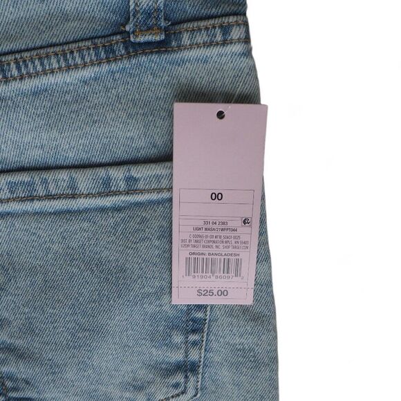 Wild Fable Highest Rist 90s Straight Jeans Light Wash 00/24 - Picture 8 of 12